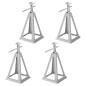 Soporte estabilizador de aluminio remolques ProPlus 360803 4 pzas Soporte estabilizador de aluminio remolques ProPlus 360803 4 pzas