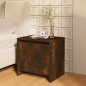 vidaXL Mesita noche 2 uds madera ingeniería roble ahumado 45x34x44,5cm vidaXL Mesita noche 2 uds madera ingeniería roble ahumado 45x34x44,5cm