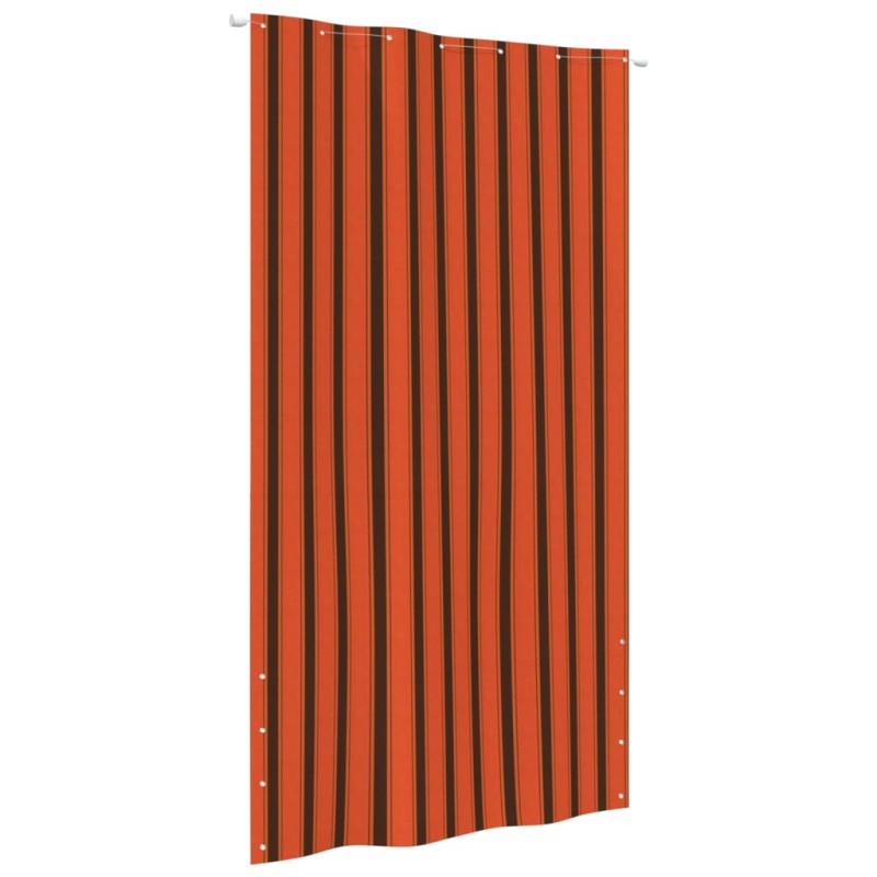 vidaXL Toldo pantalla para balcón tela oxford naranja marrón 140x240cm vidaXL Toldo pantalla para balcón tela oxford naranja marrón 140x240cm