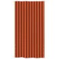 vidaXL Toldo pantalla para balcón tela oxford naranja marrón 140x240cm vidaXL Toldo pantalla para balcón tela oxford naranja marrón 140x240cm