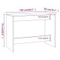 vidaXL Juego de comedor 3 piezas madera ingeniería marrón roble vidaXL Juego de comedor 3 piezas madera ingeniería marrón roble