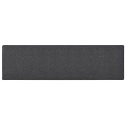 vidaXL Alfombra de pasillo gris antracita 50x200 cm