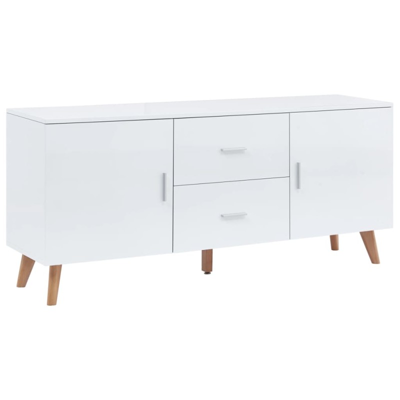vidaXL Aparador de MDF blanco 160x40x70 cm vidaXL Aparador de MDF blanco 160x40x70 cm