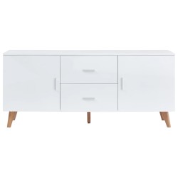 vidaXL Aparador de MDF blanco 160x40x70 cm