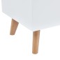 vidaXL Aparador de MDF blanco 160x40x70 cm vidaXL Aparador de MDF blanco 160x40x70 cm