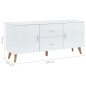 vidaXL Aparador de MDF blanco 160x40x70 cm vidaXL Aparador de MDF blanco 160x40x70 cm