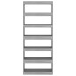 vidaXL Estantería/divisor madera ingeniería gris Sonoma 80x30x198 cm vidaXL Estantería/divisor madera ingeniería gris Sonoma 80x30x198 cm