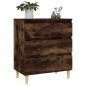 vidaXL Aparador madera contrachapada color roble ahumado 60x35x70 cm vidaXL Aparador madera contrachapada color roble ahumado 60x35x70 cm