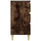 vidaXL Aparador madera contrachapada color roble ahumado 60x35x70 cm vidaXL Aparador madera contrachapada color roble ahumado 60x35x70 cm