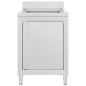 vidaXL Fregadero de cocina profesional acero inoxidable 60x60x96 cm vidaXL Fregadero de cocina profesional acero inoxidable 60x60x96 cm