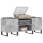 vidaXL Mueble discos madera contrachapada gris hormigón 121x38x48 cm vidaXL Mueble discos madera contrachapada gris hormigón 121x38x48 cm
