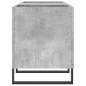 vidaXL Mueble discos madera contrachapada gris hormigón 121x38x48 cm vidaXL Mueble discos madera contrachapada gris hormigón 121x38x48 cm