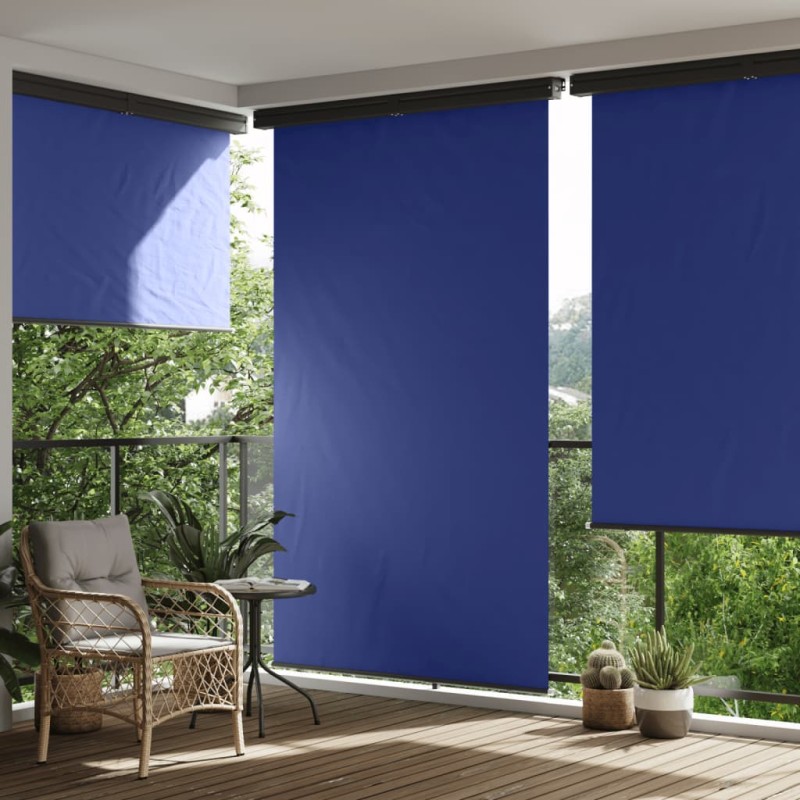 vidaXL Toldo lateral de balcón azul 175x250 cm vidaXL Toldo lateral de balcón azul 175x250 cm
