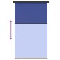 vidaXL Toldo lateral de balcón azul 175x250 cm vidaXL Toldo lateral de balcón azul 175x250 cm