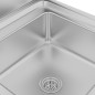 vidaXL Fregadero de cocina profesional acero inoxidable 60x60x96 cm vidaXL Fregadero de cocina profesional acero inoxidable 60x60x96 cm