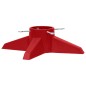 vidaXL Soporte para árbol de Navidad rojo 55,5x55,5x15 cm vidaXL Soporte para árbol de Navidad rojo 55,5x55,5x15 cm