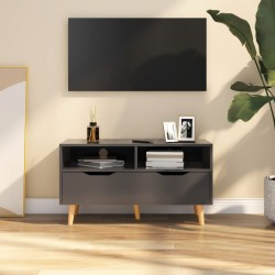 vidaXL Mueble de TV madera de ingeniería gris 90x40x48,5 cm