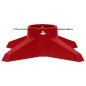vidaXL Soporte para árbol de Navidad rojo 55,5x55,5x15 cm vidaXL Soporte para árbol de Navidad rojo 55,5x55,5x15 cm