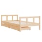 vidaXL Estructura de cama infantil con cajones madera pino 90x190 cm vidaXL Estructura de cama infantil con cajones madera pino 90x190 cm