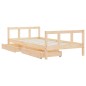 vidaXL Estructura de cama infantil con cajones madera pino 90x190 cm vidaXL Estructura de cama infantil con cajones madera pino 90x190 cm
