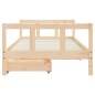 vidaXL Estructura de cama infantil con cajones madera pino 90x190 cm vidaXL Estructura de cama infantil con cajones madera pino 90x190 cm