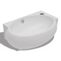 vidaXL Lavabo con hueco de grifo y rebosadero cerámica blanco