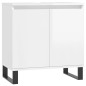 vidaXL Set de muebles baño 3 pzas madera contrachapada blanco brillo vidaXL Set de muebles baño 3 pzas madera contrachapada blanco brillo
