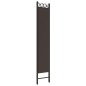 vidaXL Biombo divisor de 4 paneles de tela marrón 160x220 cm vidaXL Biombo divisor de 4 paneles de tela marrón 160x220 cm