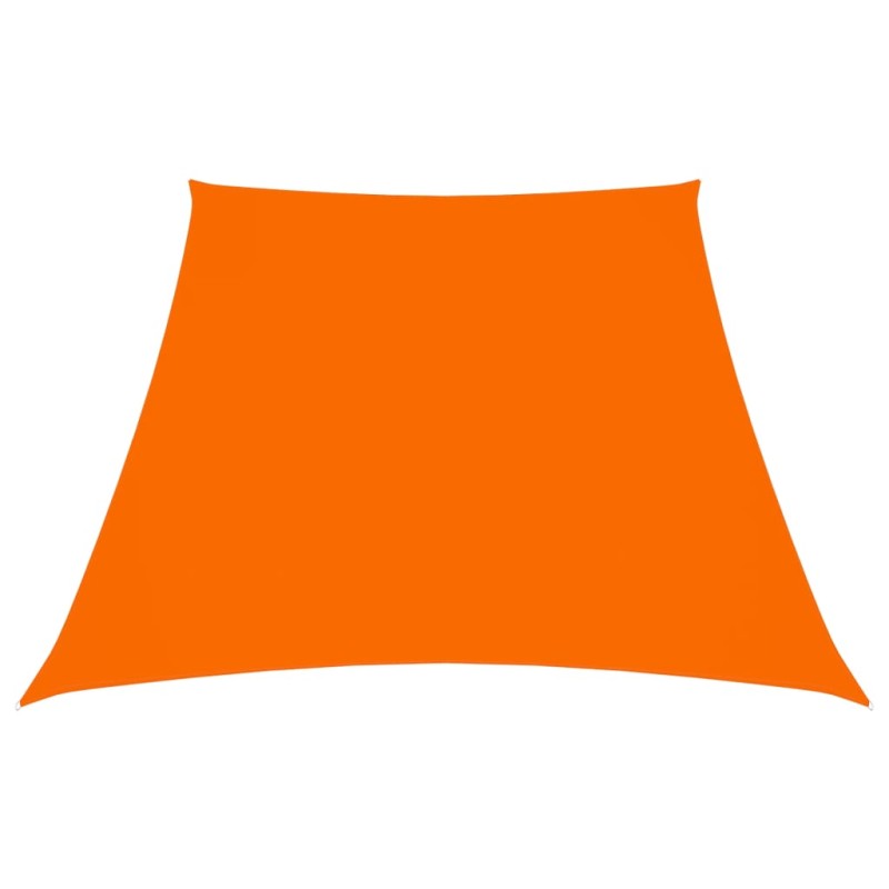 vidaXL Toldo de vela trapezoidal de tela oxford naranja 2/4x3 m vidaXL Toldo de vela trapezoidal de tela oxford naranja 2/4x3 m