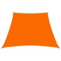 vidaXL Toldo de vela trapezoidal de tela oxford naranja 2/4x3 m vidaXL Toldo de vela trapezoidal de tela oxford naranja 2/4x3 m
