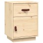 vidaXL Mesita de noche madera maciza de pino 40x34x55 cm vidaXL Mesita de noche madera maciza de pino 40x34x55 cm