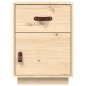 vidaXL Mesita de noche madera maciza de pino 40x34x55 cm vidaXL Mesita de noche madera maciza de pino 40x34x55 cm