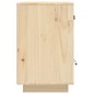 vidaXL Mesita de noche madera maciza de pino 40x34x55 cm vidaXL Mesita de noche madera maciza de pino 40x34x55 cm