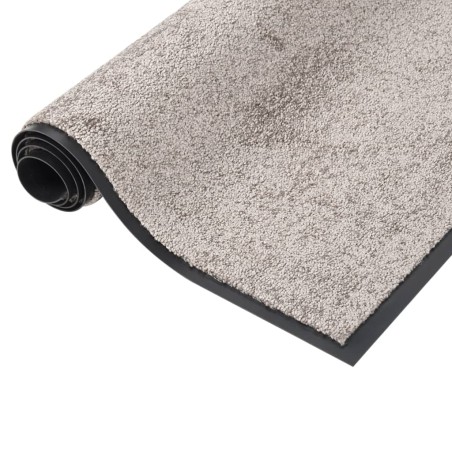 vidaXL Felpudo gris 80x120 cm