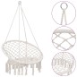 vidaXL Silla colgante hamaca columpio 80 cm beige vidaXL Silla colgante hamaca columpio 80 cm beige