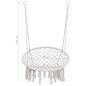 vidaXL Silla colgante hamaca columpio 80 cm beige vidaXL Silla colgante hamaca columpio 80 cm beige