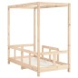 vidaXL Estructura de cama para niños madera maciza de pino 70x140 cm vidaXL Estructura de cama para niños madera maciza de pino 70x140 cm