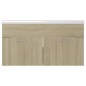 vidaXL Mueble con lavabo madera de ingeniería roble Sonoma vidaXL Mueble con lavabo madera de ingeniería roble Sonoma