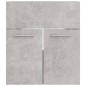 vidaXL Mueble con lavabo madera de ingeniería gris hormigón vidaXL Mueble con lavabo madera de ingeniería gris hormigón