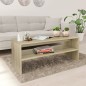 vidaXL Mesa de centro madera contrachapada roble Sonoma 100x40x40 cm vidaXL Mesa de centro madera contrachapada roble Sonoma 100x40x40 cm