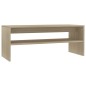 vidaXL Mesa de centro madera contrachapada roble Sonoma 100x40x40 cm vidaXL Mesa de centro madera contrachapada roble Sonoma 100x40x40 cm