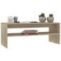 vidaXL Mesa de centro madera contrachapada roble Sonoma 100x40x40 cm vidaXL Mesa de centro madera contrachapada roble Sonoma 100x40x40 cm