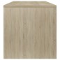 vidaXL Mesa de centro madera contrachapada roble Sonoma 100x40x40 cm vidaXL Mesa de centro madera contrachapada roble Sonoma 100x40x40 cm
