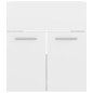 vidaXL Mueble con lavabo madera de ingeniería blanco brillante vidaXL Mueble con lavabo madera de ingeniería blanco brillante