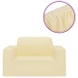 vidaXL Funda elástica para sillón poliéster jersey crema vidaXL Funda elástica para sillón poliéster jersey crema