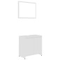 vidaXL Juego de muebles de baño 3 piezas madera ingeniería blanco vidaXL Juego de muebles de baño 3 piezas madera ingeniería blanco