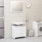 vidaXL Juego de muebles de baño 3 piezas madera ingeniería blanco vidaXL Juego de muebles de baño 3 piezas madera ingeniería blanco