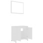 vidaXL Juego de muebles de baño 3 piezas madera ingeniería blanco vidaXL Juego de muebles de baño 3 piezas madera ingeniería blanco