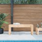 vidaXL Banco de jardín madera maciza de pino 110x38x45 cm vidaXL Banco de jardín madera maciza de pino 110x38x45 cm