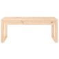 vidaXL Banco de jardín madera maciza de pino 110x38x45 cm vidaXL Banco de jardín madera maciza de pino 110x38x45 cm